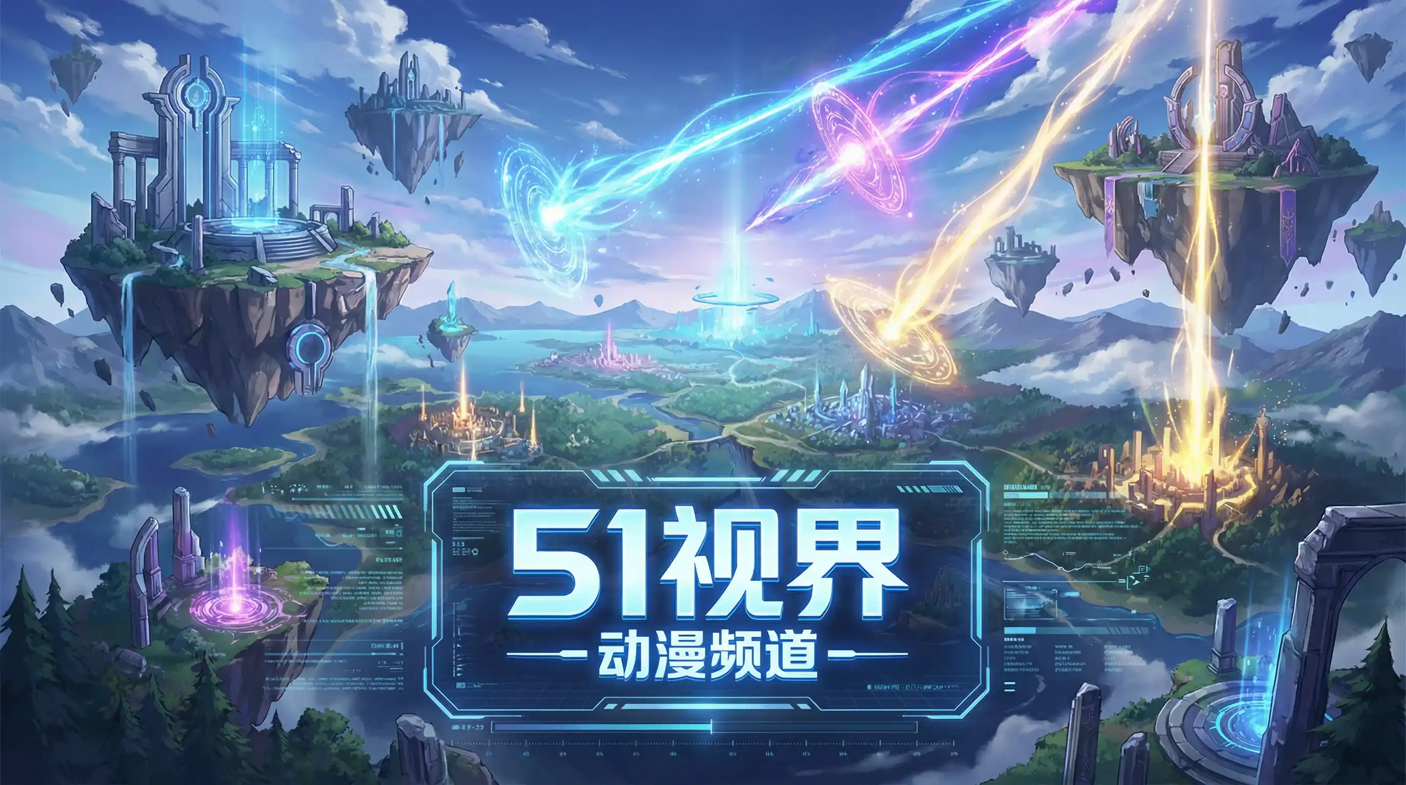 奇幻动漫世界浮空岛屿 - 五一吃瓜 动漫资讯